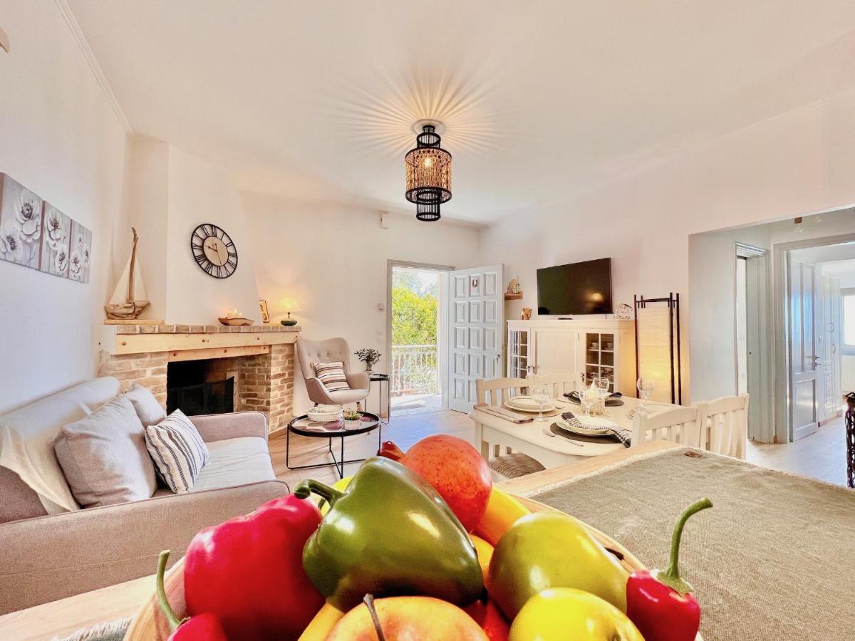 Villa Evmaria With Private Swimming Pool Σπαρτύλας Εξωτερικό φωτογραφία