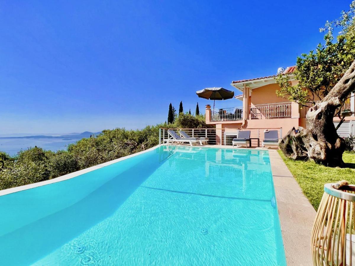 Villa Evmaria With Private Swimming Pool Σπαρτύλας Εξωτερικό φωτογραφία