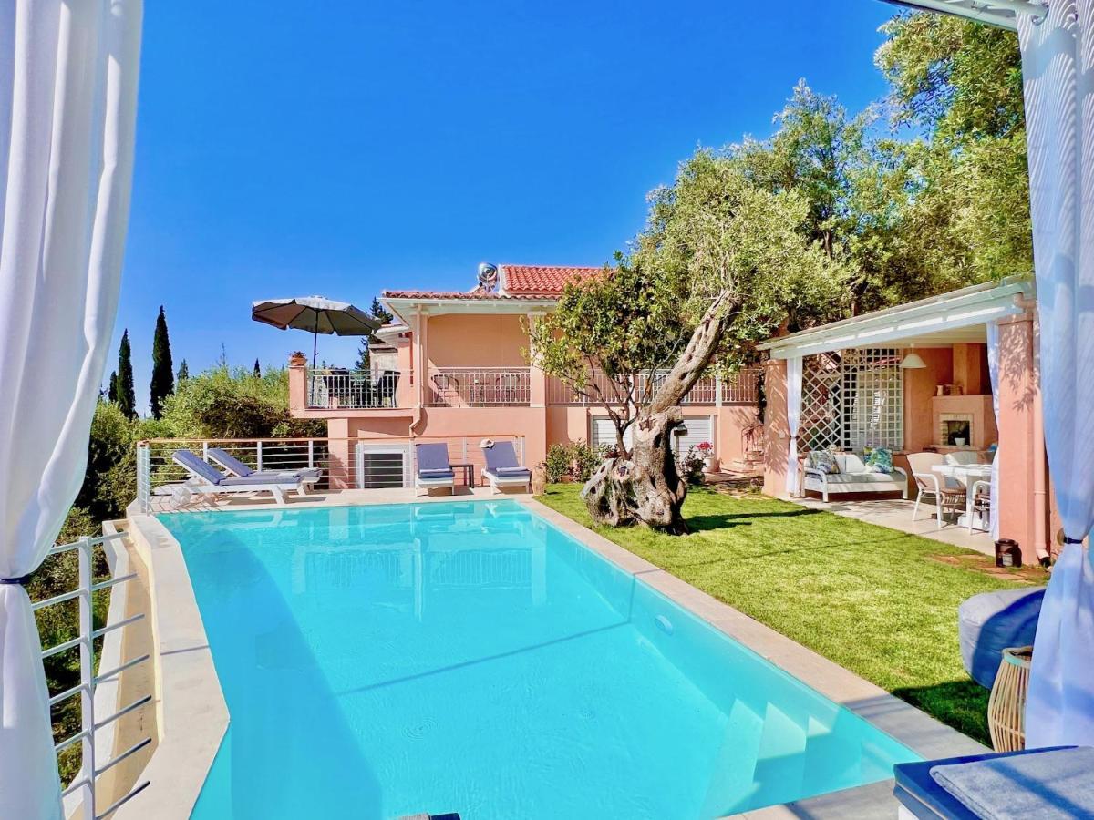 Villa Evmaria With Private Swimming Pool Σπαρτύλας Εξωτερικό φωτογραφία