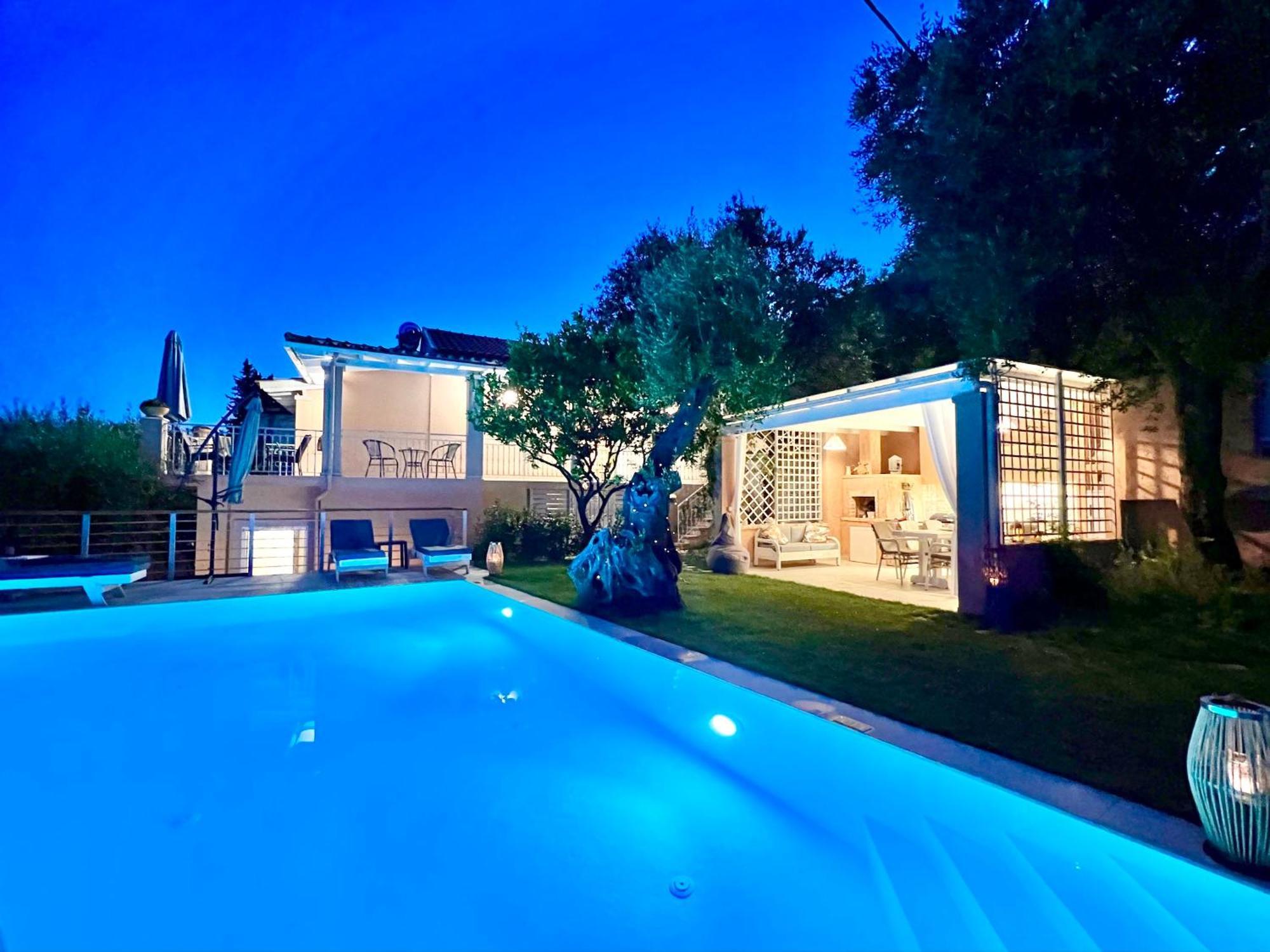Villa Evmaria With Private Swimming Pool Σπαρτύλας Εξωτερικό φωτογραφία