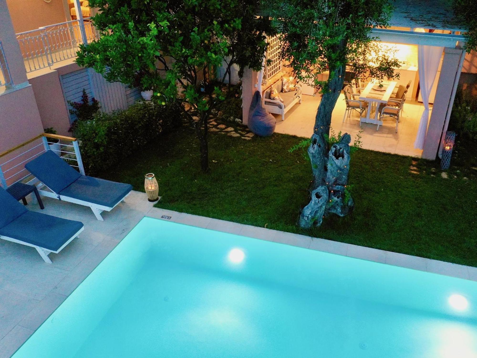 Villa Evmaria With Private Swimming Pool Σπαρτύλας Εξωτερικό φωτογραφία